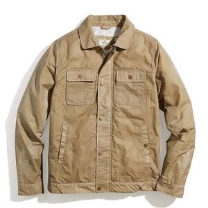 Marine Layer Waxed Canvas Trucker Jacket - L